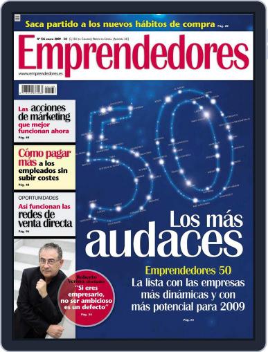 Emprendedores December 18th, 2008 Digital Back Issue Cover