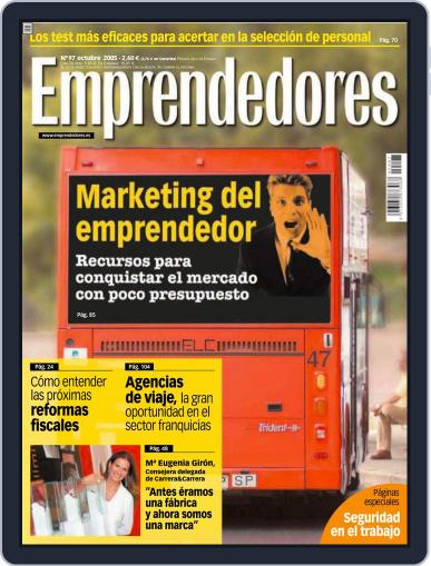 Emprendedores (Digital) September 26th, 2005 Issue Cover
