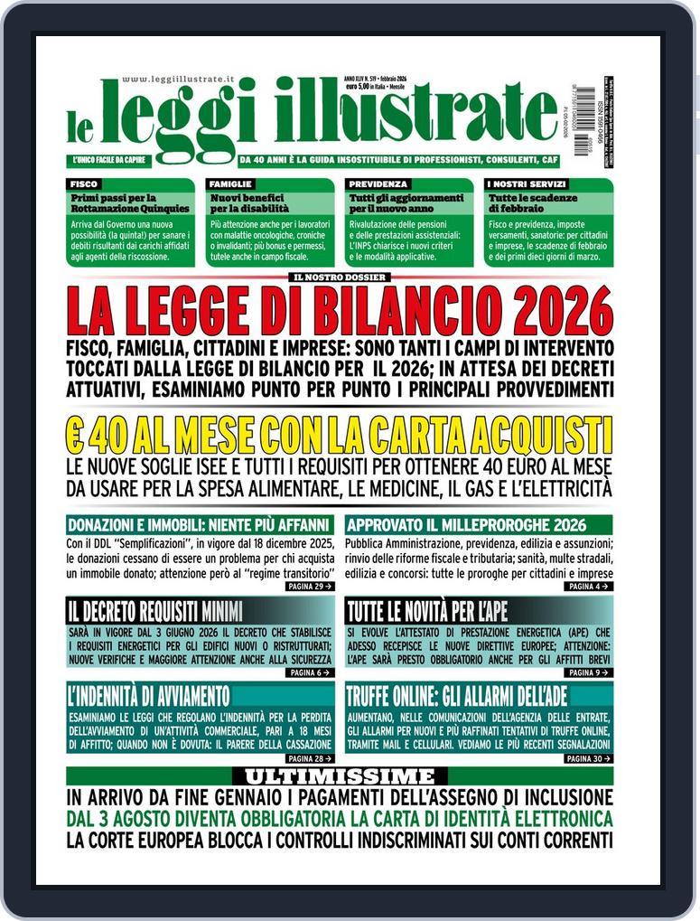 Leggi illustrate (Digital) Subscription