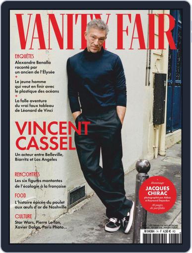 Vanity Fair France November 1st, 2019 Digital Back Issue Cover