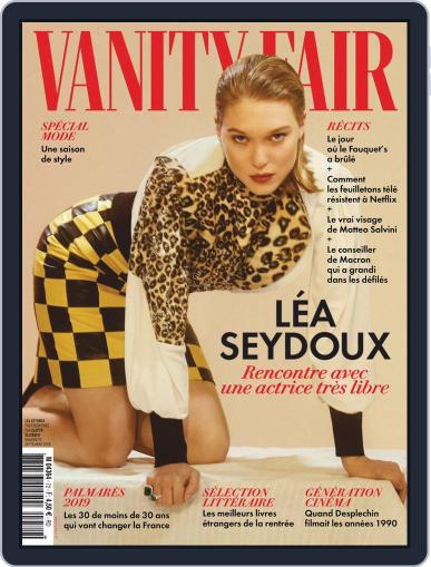 Vanity Fair France September 1st, 2019 Digital Back Issue Cover