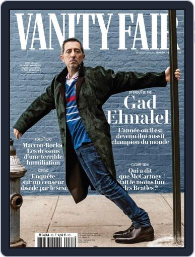 Vanity Fair France November 1st, 2018 Digital Back Issue Cover