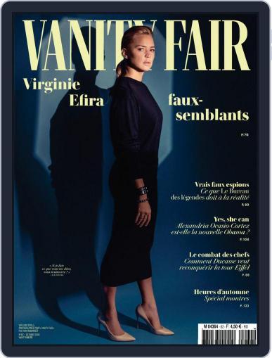 Vanity Fair France October 1st, 2018 Digital Back Issue Cover