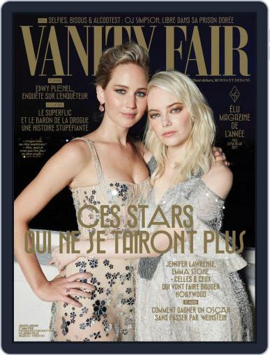 Vanity Fair France January 1st, 2018 Digital Back Issue Cover