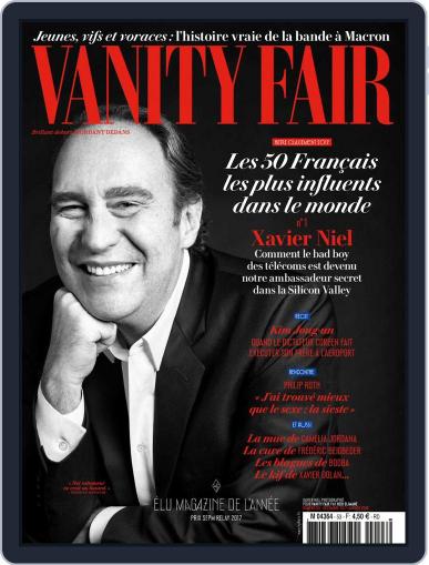 Vanity Fair France December 1st, 2017 Digital Back Issue Cover