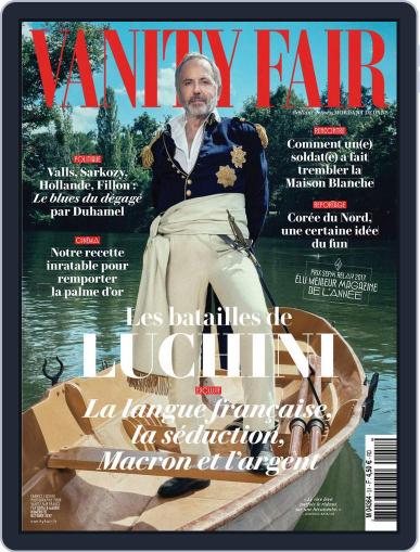 Vanity Fair France October 1st, 2017 Digital Back Issue Cover