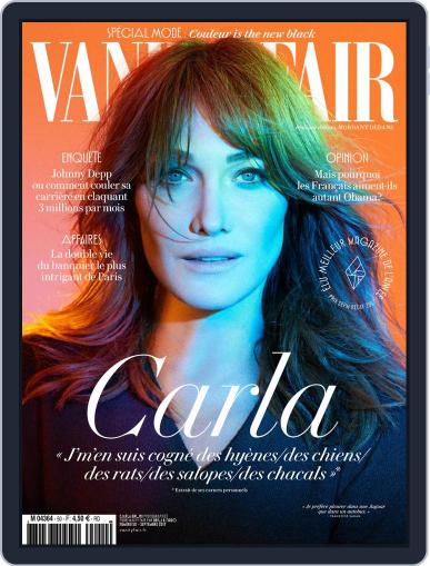 Vanity Fair France September 1st, 2017 Digital Back Issue Cover