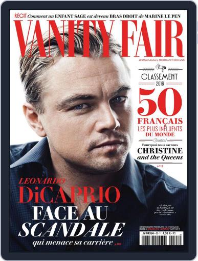Vanity Fair France December 1st, 2016 Digital Back Issue Cover