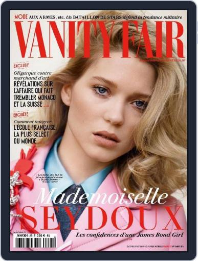 Vanity Fair France August 25th, 2015 Digital Back Issue Cover