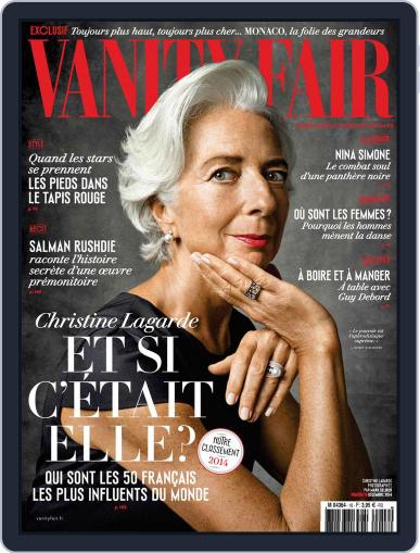 Vanity Fair France November 18th, 2014 Digital Back Issue Cover