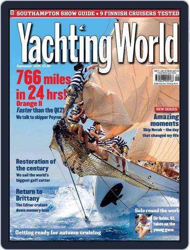 Yachting World August 10th, 2006 Digital Back Issue Cover