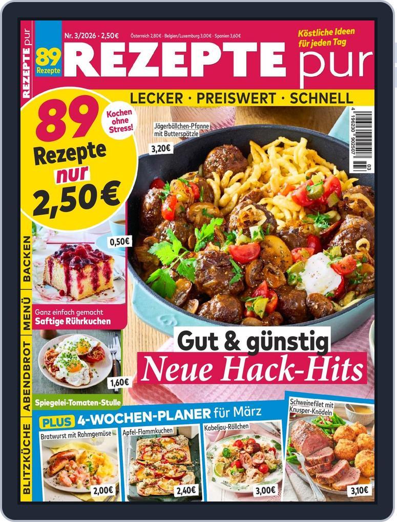 REZEPTE pur (Digital) Subscription                    February 13th, 2026 Issue
