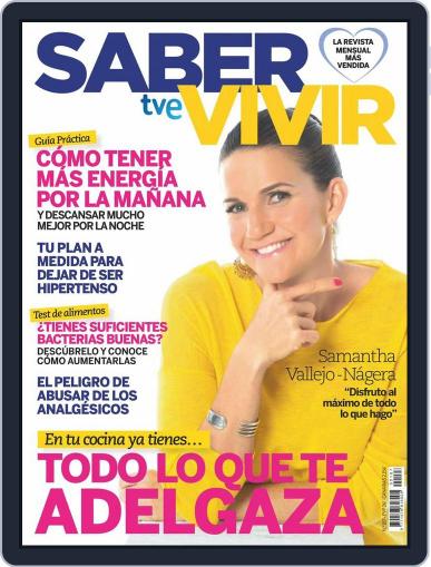 Saber Vivir April 20th, 2016 Digital Back Issue Cover