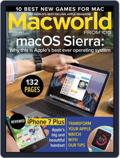 Macworld UK November 1st, 2016 Digital Back Issue Cover