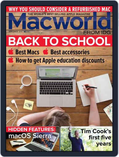 Macworld UK September 1st, 2016 Digital Back Issue Cover