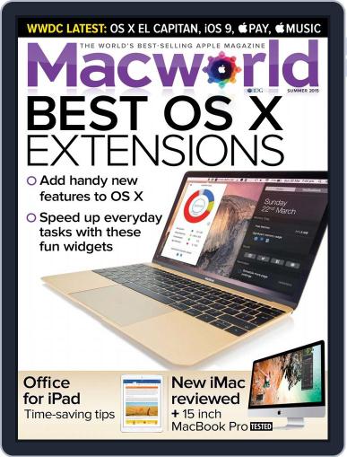 Macworld UK July 30th, 2015 Digital Back Issue Cover