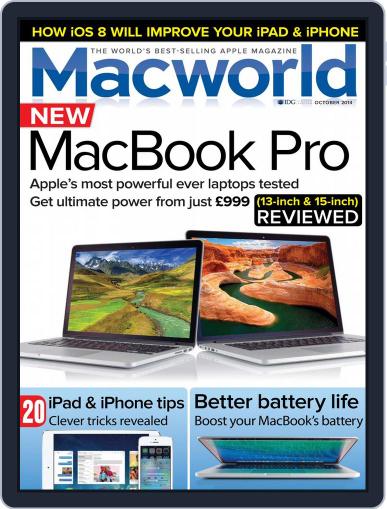 Macworld UK September 10th, 2014 Digital Back Issue Cover