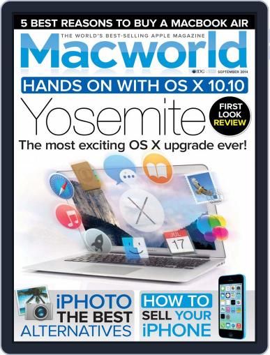 Macworld UK August 6th, 2014 Digital Back Issue Cover