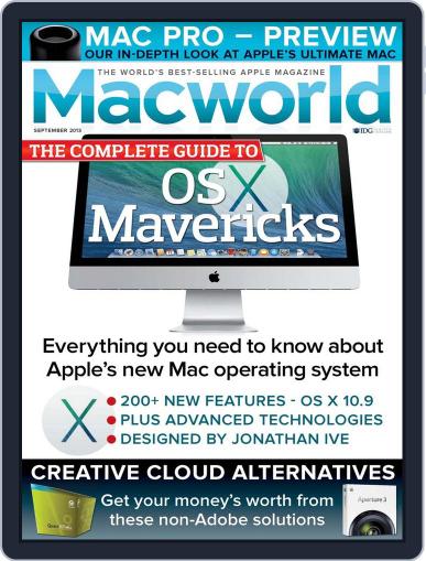 Macworld UK August 7th, 2013 Digital Back Issue Cover