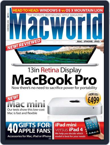 Macworld UK November 21st, 2012 Digital Back Issue Cover