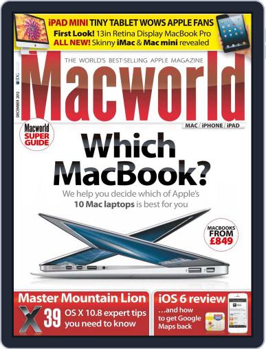 Macworld UK October 31st, 2012 Digital Back Issue Cover