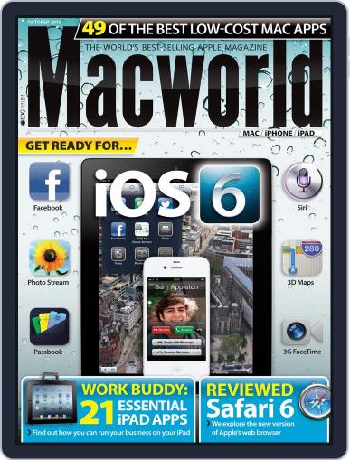 Macworld UK September 12th, 2012 Digital Back Issue Cover