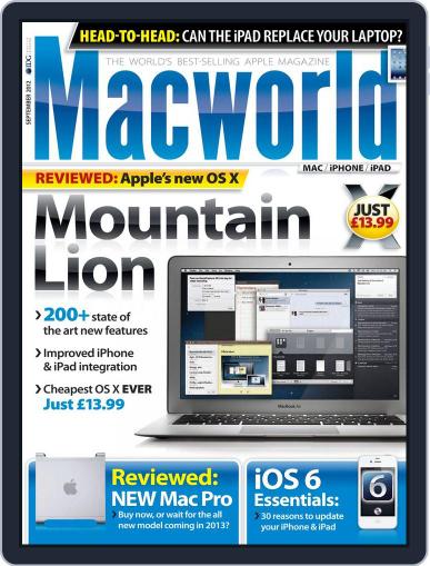 Macworld UK August 8th, 2012 Digital Back Issue Cover