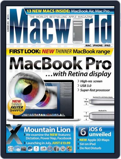 Macworld UK June 21st, 2012 Digital Back Issue Cover