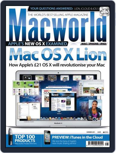 Macworld UK June 22nd, 2011 Digital Back Issue Cover
