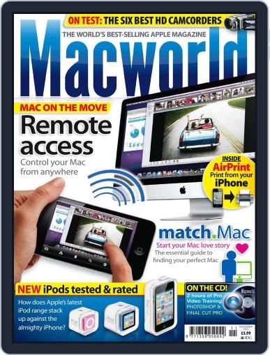 Macworld UK October 7th, 2010 Digital Back Issue Cover
