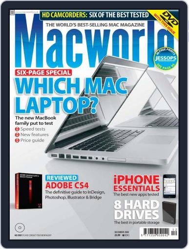 Macworld UK November 19th, 2008 Digital Back Issue Cover