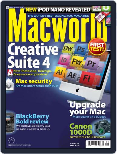 Macworld UK September 24th, 2008 Digital Back Issue Cover