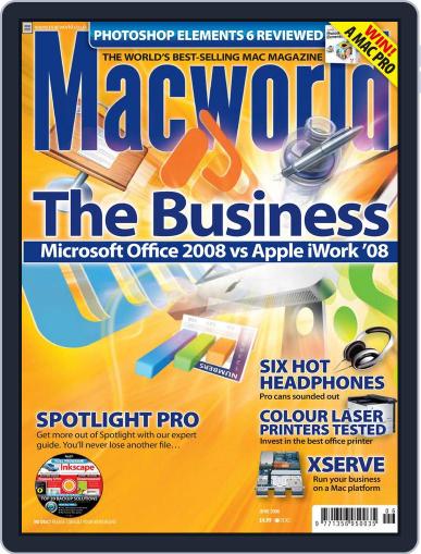 Macworld UK April 23rd, 2008 Digital Back Issue Cover