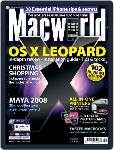 Macworld UK November 14th, 2007 Digital Back Issue Cover