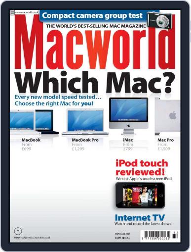 Macworld UK October 24th, 2007 Digital Back Issue Cover