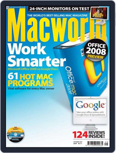Macworld UK August 8th, 2007 Digital Back Issue Cover
