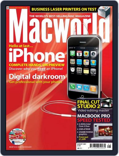 Macworld UK July 12th, 2007 Digital Back Issue Cover