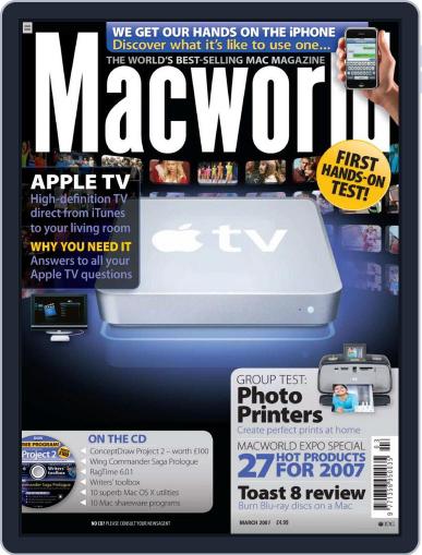 Macworld UK (Digital) March 21st, 2007 Issue Cover
