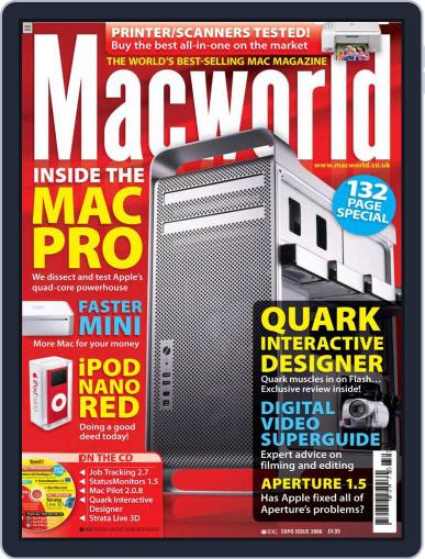 Macworld UK October 30th, 2006 Digital Back Issue Cover