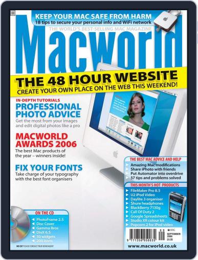 Macworld UK July 13th, 2006 Digital Back Issue Cover