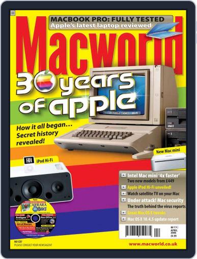 Macworld UK March 8th, 2006 Digital Back Issue Cover