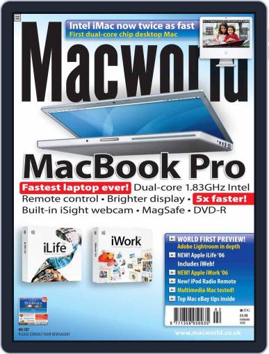 Macworld UK January 20th, 2006 Digital Back Issue Cover