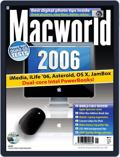 Macworld UK January 10th, 2006 Digital Back Issue Cover