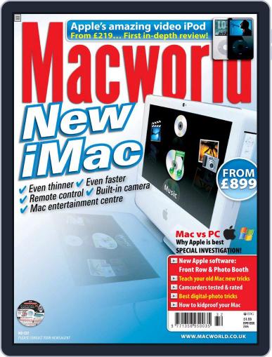Macworld UK October 26th, 2005 Digital Back Issue Cover