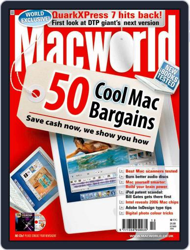 Macworld UK (Digital) September 8th, 2005 Issue Cover