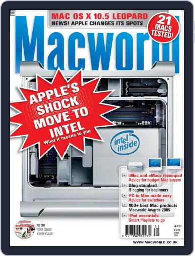 Macworld UK June 16th, 2005 Digital Back Issue Cover