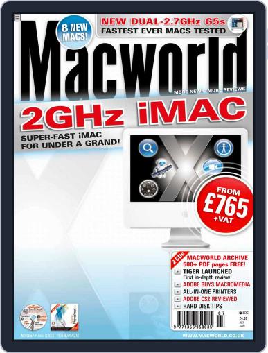 Macworld UK May 19th, 2005 Digital Back Issue Cover
