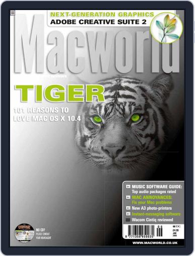 Macworld UK April 25th, 2005 Digital Back Issue Cover