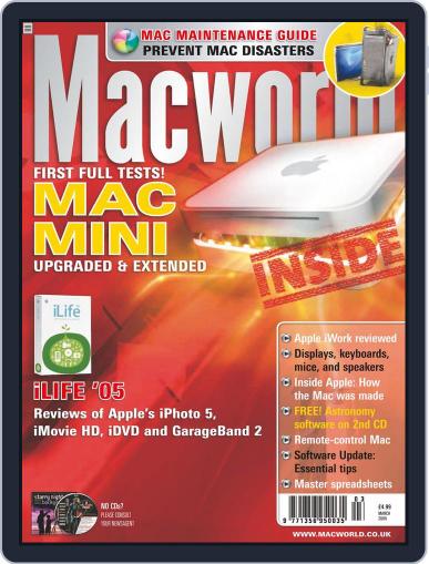 Macworld UK February 10th, 2005 Digital Back Issue Cover