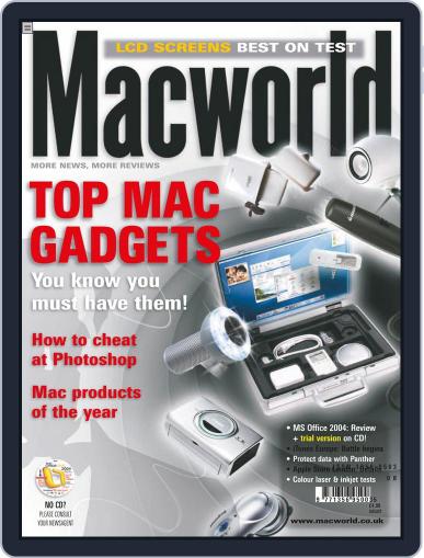 Macworld UK July 1st, 2004 Digital Back Issue Cover
